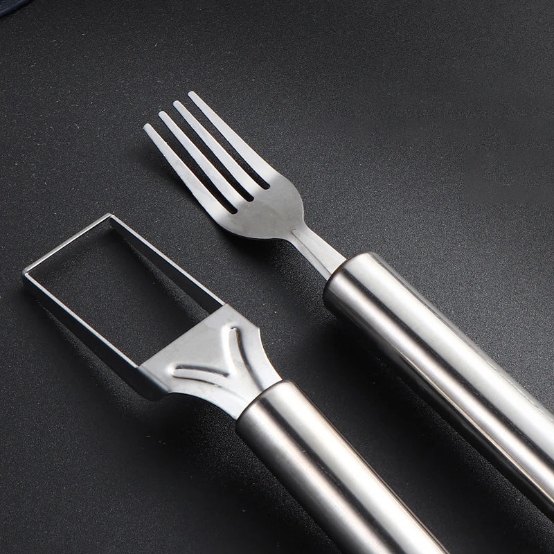 Portable 2In1 Watermelon Slicer Fork
