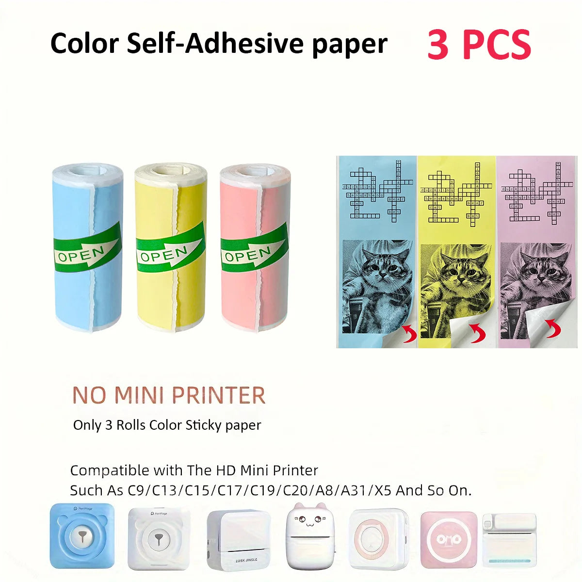 Mini Pocket Thermal Sticker Printer – Bluetooth Inkless Printer