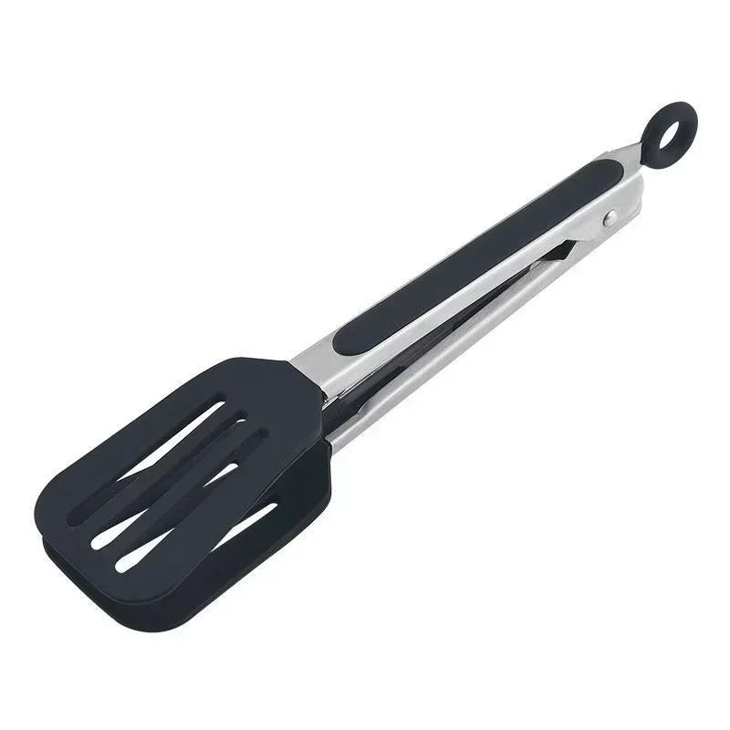 Kitchen Tong – Stainless Steel Cooking Tong with Silicone Head